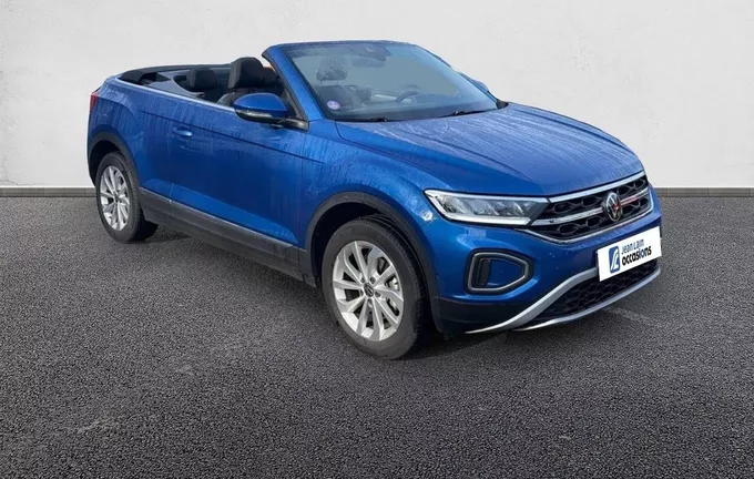 VOLKSWAGEN T-ROC Cabriolet 1.5 TSI EVO2 150 Start/Stop DSG7 Style extérieur trois quart avant droit 2125914