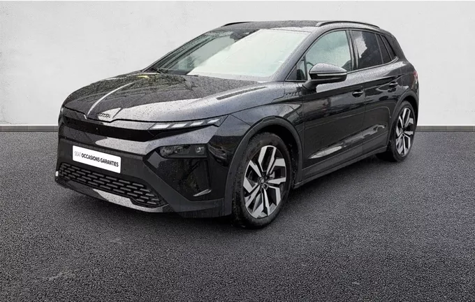 SKODA ELROQ 286 ch Batterie 85 Sportline extérieur trois quart avant gauche 2133172