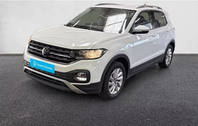 VOLKSWAGEN T-CROSS 1.0 TSI 95 Start/Stop BVM5 Life Plus extérieur trois quart avant gauche 2129874