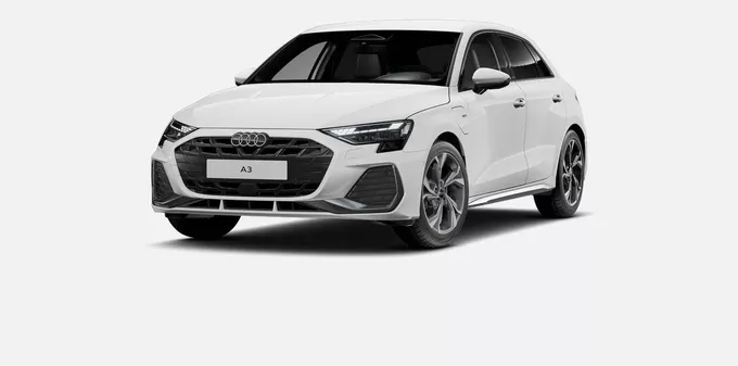 AUDI A3 Sportback TFSI e Hybride rechargeable 204 S tronic 6 S line extérieur avant 5306