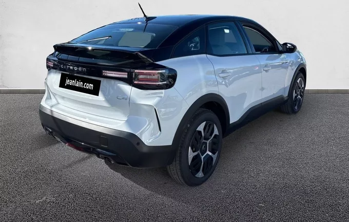 CITROEN C4 Hybride 136 e-DCS6 Plus extérieur trois quart arrière droit 057868