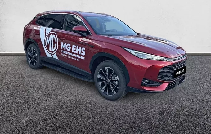 MG EHS 1.5T PHEV 272 ch Luxury extérieur trois quart avant droit 9260