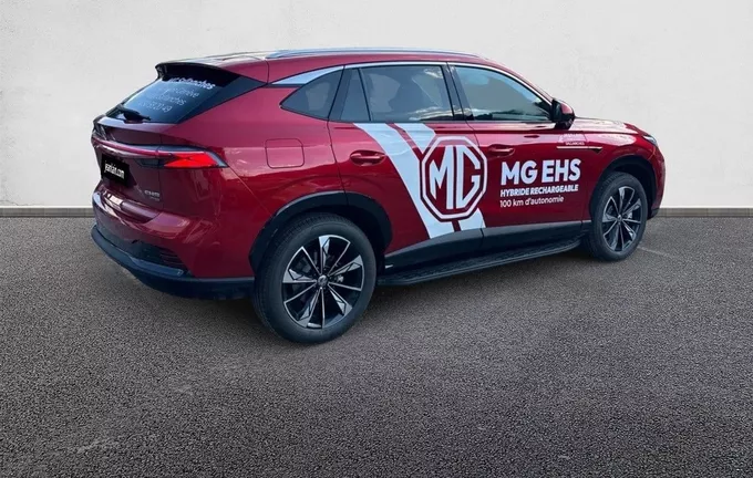 MG EHS 1.5T PHEV 272 ch Luxury extérieur trois quart arrière droit 9260