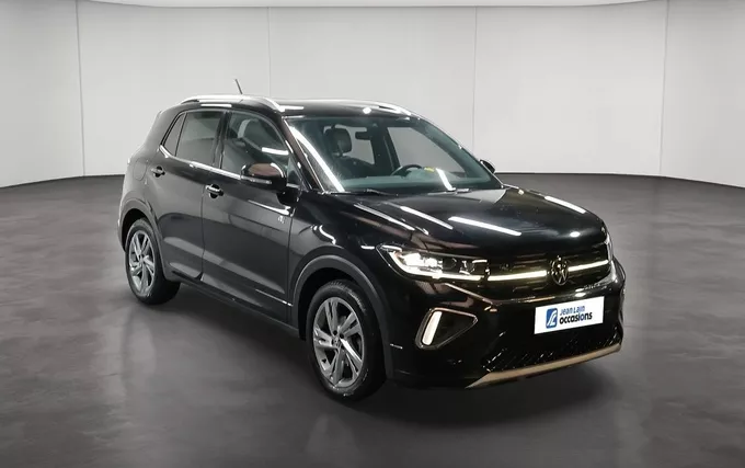 VOLKSWAGEN T-CROSS 1.0 TSI 115 Start/Stop DSG7 R-Line extérieur trois quart avant droit 2132242
