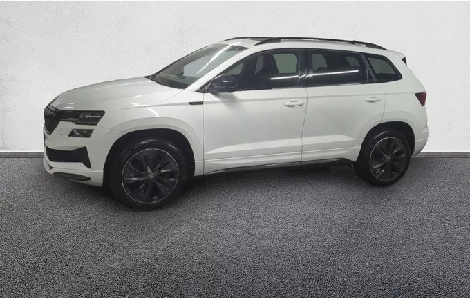 SKODA KAROQ 1.5 TSI Evo 2 150 ch ACT DSG7 Sportline extérieur trois quart arrière gauche 2122472