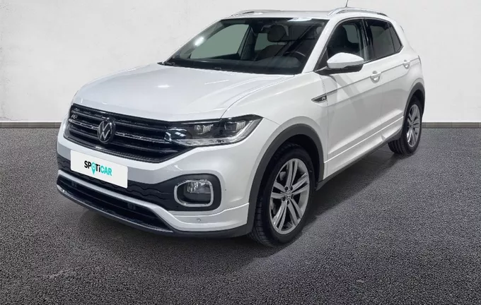 VOLKSWAGEN T-CROSS 1.0 TSI 110 Start/Stop DSG7 R-Line Tech extérieur trois quart avant gauche 946063