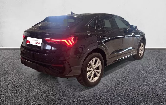 AUDI Q3 Sportback 35 TDI 150 ch S tronic 7 S line plus extérieur trois quart arrière droit 2130382