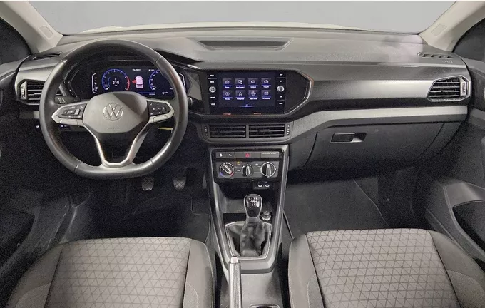 VOLKSWAGEN T-CROSS 1.0 TSI 110 Start/Stop BVM6 Life Tech extérieur trois quart avant droit 2123786