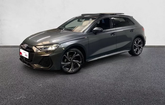AUDI A3 Sportback TDI 150 S tronic 7 S line extérieur trois quart avant gauche 2130376