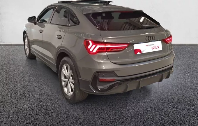 AUDI Q3 Sportback 35 TFSI 150 ch S tronic 7 S line plus extérieur trois quart arrière gauche 2131080