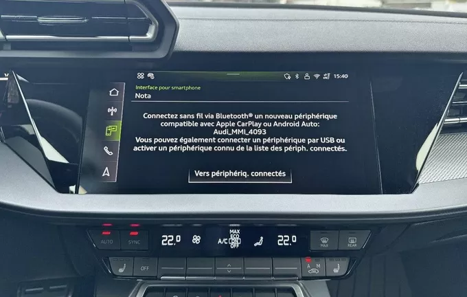 AUDI A3 Sportback TFSI Mild Hybrid 150 S tronic 7 S line photo 16 5016