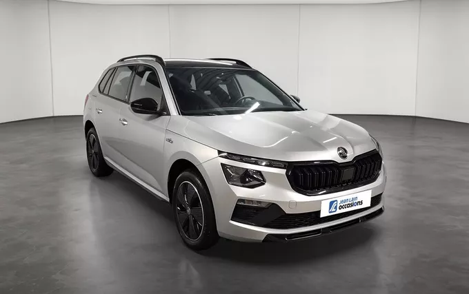 SKODA KAMIQ 1.0 TSI Evo 2 116 ch DSG7 Monte Carlo extérieur trois quart avant droit 2132863