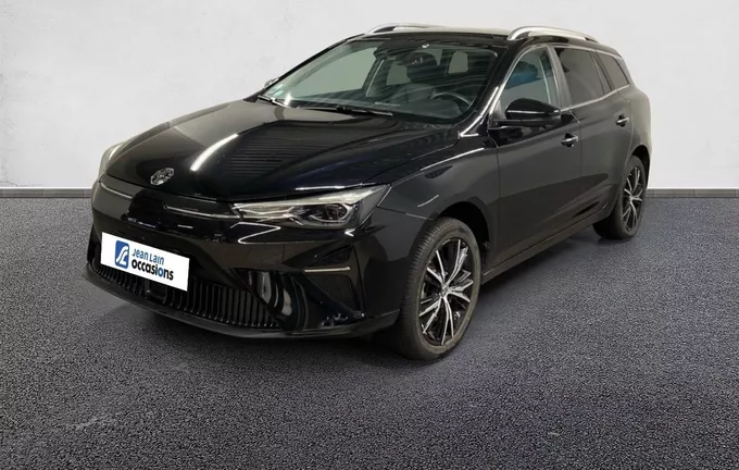 MG MG5 Autonomie Standard 50kWh - 130 kW 2WD Luxury extérieur trois quart avant gauche 601094
