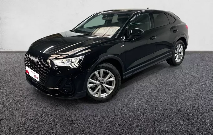 AUDI Q3 Sportback 35 TDI 150 ch S tronic 7 S line plus extérieur trois quart avant gauche 2130379