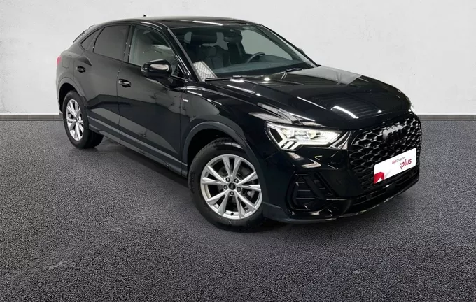AUDI Q3 Sportback 35 TDI 150 ch S tronic 7 S line plus extérieur trois quart avant droit 2130379
