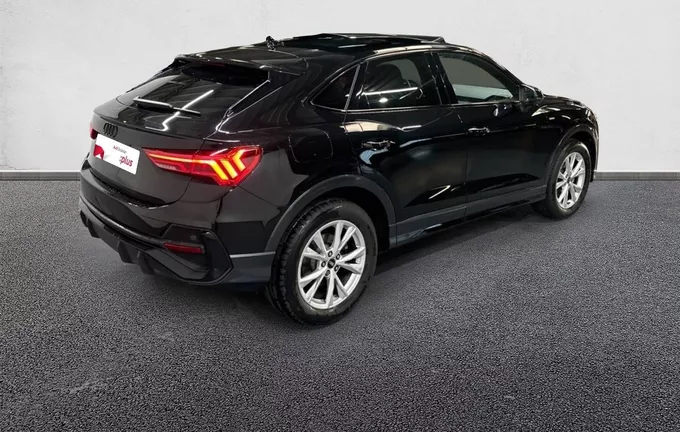 AUDI Q3 Sportback 35 TDI 150 ch S tronic 7 S line plus extérieur trois quart arrière droit 2130379