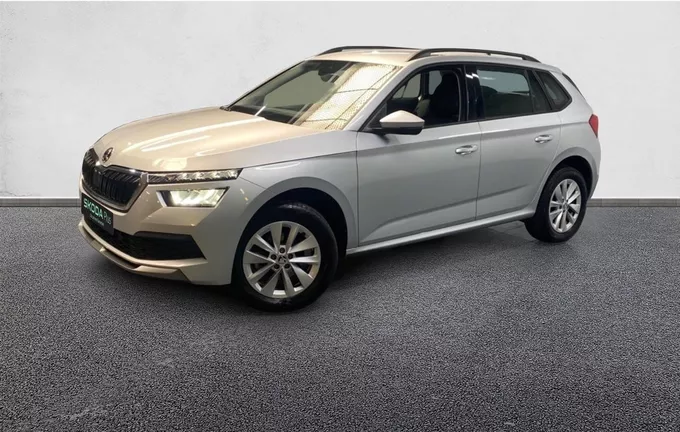 SKODA KAMIQ 1.0 TSI Evo 110 ch DSG7 Ambition extérieur trois quart avant gauche 2129081
