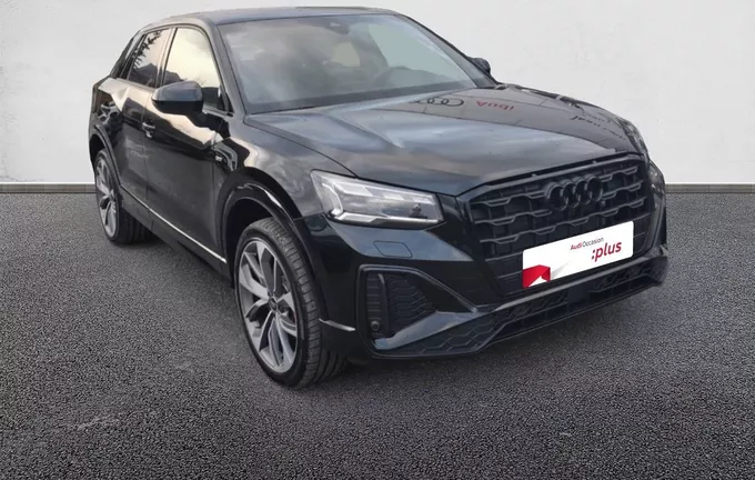 AUDI Q2 35 TFSI 150 S tronic 7 S line Plus extérieur trois quart avant droit 0677