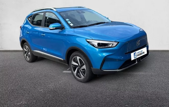 MG ZS EV Autonomie Etendue 70kWh - 115 kW 2WD Comfort extérieur trois quart avant droit 601243