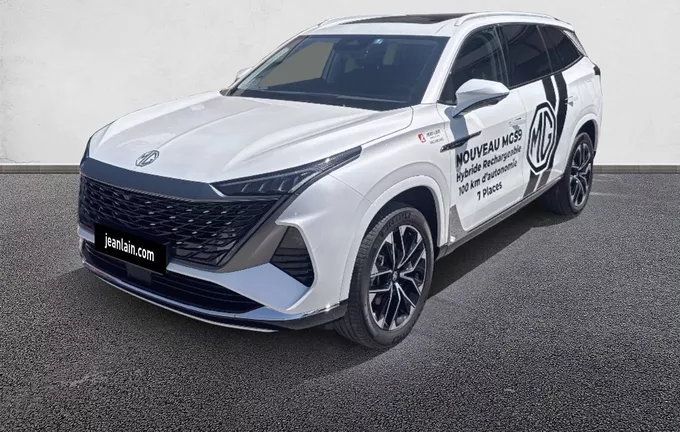 MG MGS9 PHEV Premium extérieur trois quart avant gauche 8050