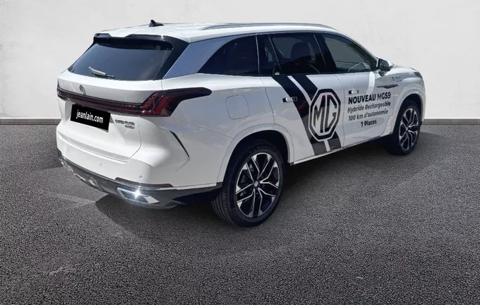 MG MGS9 PHEV Premium extérieur trois quart arrière droit 8050