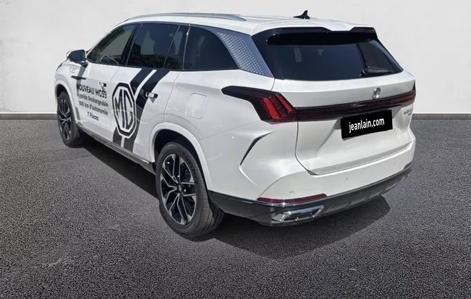MG MGS9 PHEV Premium extérieur trois quart arrière gauche 8050