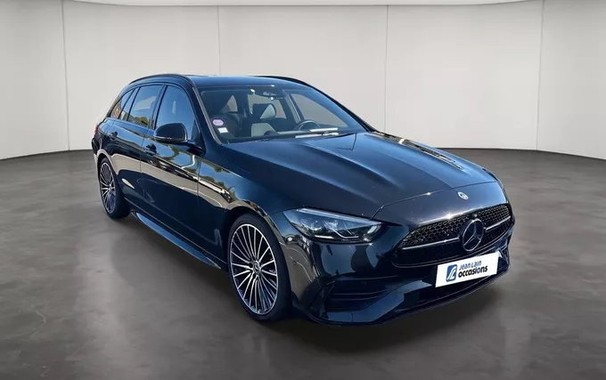 MERCEDES CLASSE C BREAK 200 9G-Tronic AMG Line extérieur trois quart avant droit 946679