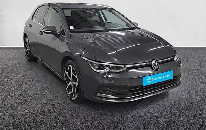VOLKSWAGEN GOLF 1.4 Hybrid Rechargeable OPF 204 DSG6 Style 1st extérieur trois quart avant droit 2128010