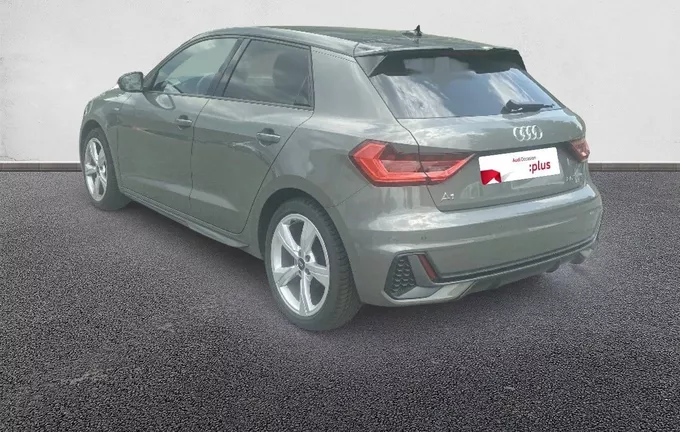 AUDI A1 Sportback 25 TFSI 95 ch S tronic 7 S Line extérieur trois quart arrière gauche 2130767