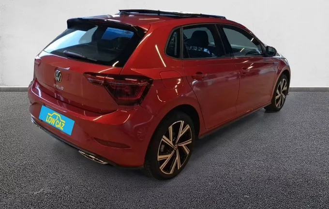 VOLKSWAGEN POLO 1.0 TSI 110 S&S DSG7 R-Line extérieur trois quart arrière droit 3013433