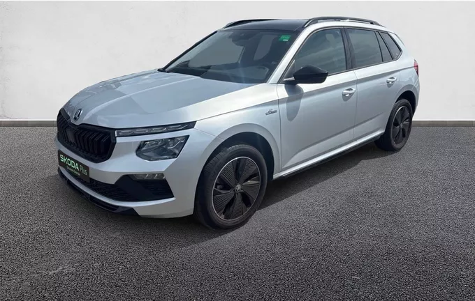 SKODA KAMIQ 1.0 TSI Evo 2 116 ch DSG7 Monte Carlo extérieur trois quart avant gauche 2128560