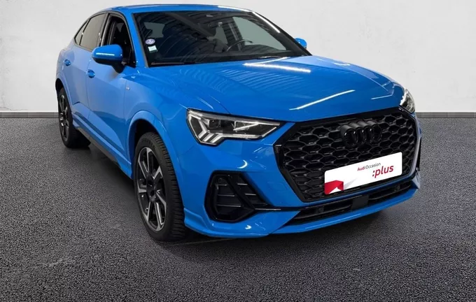AUDI Q3 Sportback 45 TFSIe 245 ch S tronic 6 S line extérieur trois quart avant droit 2119874