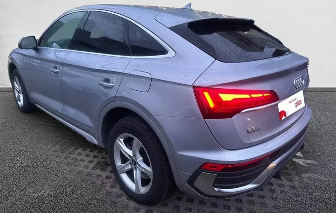 AUDI Q5 Sportback 50 TFSIe 299 S tronic 7 Quattro S line extérieur trois quart arrière gauche 2123578