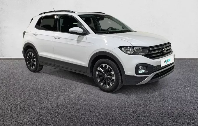 VOLKSWAGEN T-CROSS 1.0 TSI 95 Start/Stop BVM5 Life Plus extérieur trois quart avant droit 945947