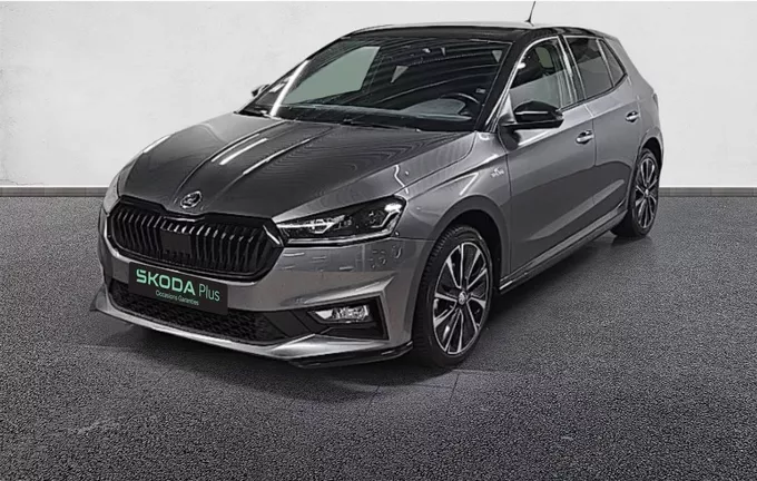SKODA FABIA 1.0 TSI 110 ch DSG7 Monte-Carlo extérieur trois quart avant gauche 2129348