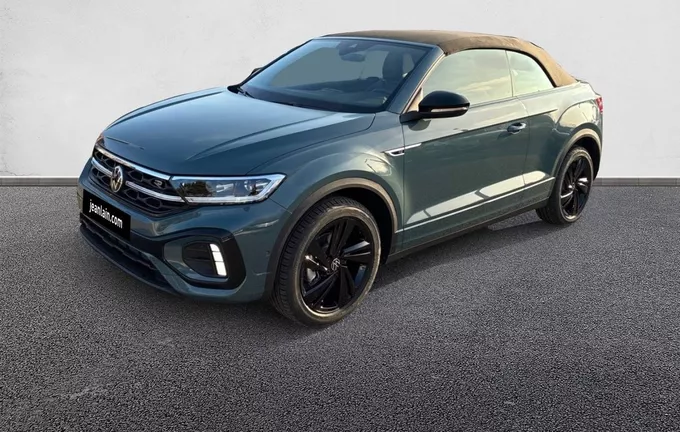 VOLKSWAGEN T-ROC Cabriolet 1.5 TSI EVO2 150 Start/Stop DSG7 R-Line extérieur trois quart avant gauche 7775