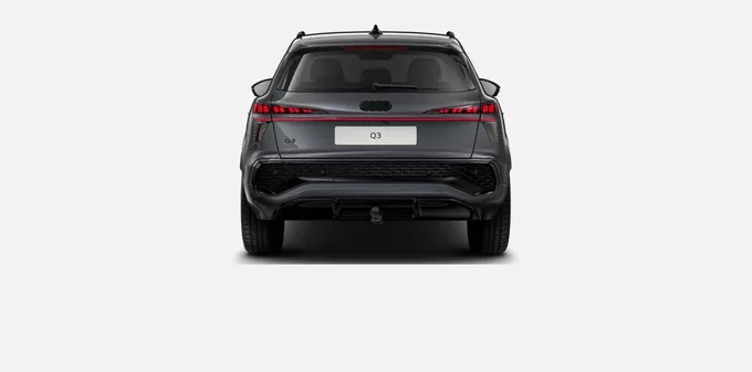 AUDI Q3 HYBRIDE Q3 e-hybrid 272 ch S tronic 6 S line extérieur trois quart arrière droit 5045
