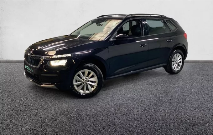 SKODA KAMIQ 1.0 TSI Evo 110 ch DSG7 Ambition extérieur trois quart avant gauche 2129599