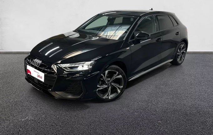 AUDI A3 Sportback TFSI Mild Hybrid 150 S tronic 7 S line extérieur trois quart avant gauche 2126466
