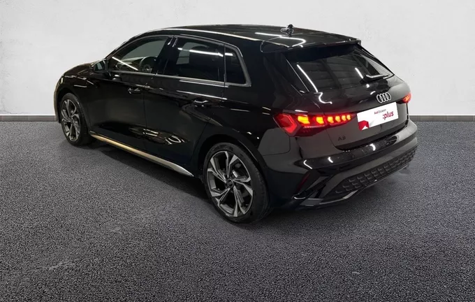 AUDI A3 Sportback TFSI Mild Hybrid 150 S tronic 7 S line extérieur trois quart arrière gauche 2126466