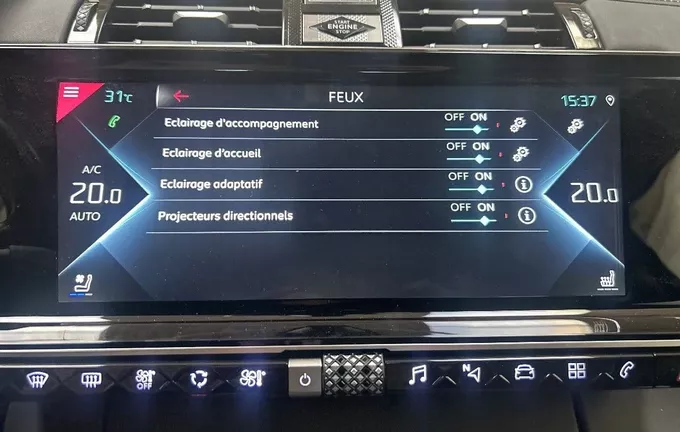 DS DS7 CROSSBACK Hybride E-Tense 300 EAT8 4x4 Rivoli photo 25 946411