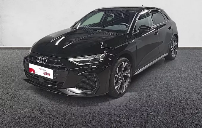 AUDI A3 Sportback TFSI Mild Hybrid 150 S tronic 7 S line extérieur trois quart avant gauche 2126778