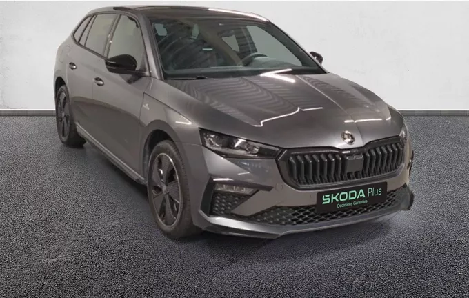 SKODA SCALA 1.0 TSI Evo 2 116 ch DSG7 Monte-Carlo extérieur trois quart avant droit 2130108