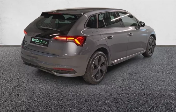 SKODA SCALA 1.0 TSI Evo 2 116 ch DSG7 Monte-Carlo extérieur trois quart arrière droit 2130108