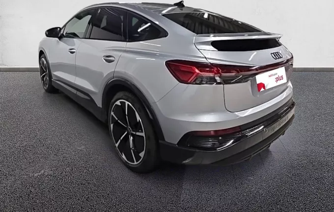 AUDI Q4 E-TRON Sportback 45 285 ch 82 kWh S line extérieur trois quart arrière gauche 2126698