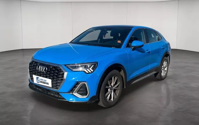 AUDI Q3 Sportback 35 TFSI 150 ch S tronic 7 S line extérieur trois quart avant gauche 2132892