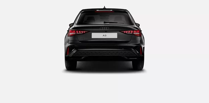 AUDI A3 Sportback TFSI e Hybride rechargeable 204 S tronic 6 S line extérieur trois quart arrière droit 5518