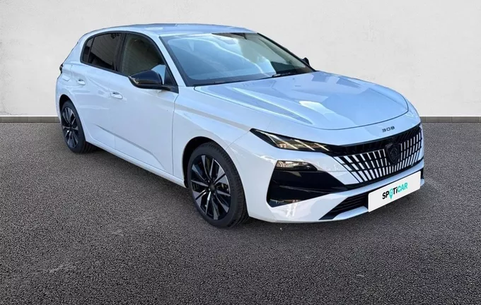 PEUGEOT 308 Hybrid 145 e-DCS6 Allure extérieur trois quart avant droit 945182
