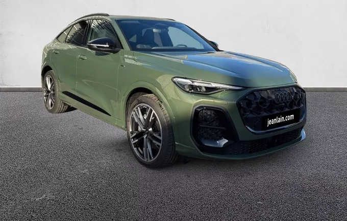 AUDI Q5 Sportback e-hybrid 299 ch S tronic 7 Quattro S line extérieur trois quart avant droit 6509