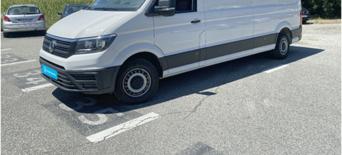 VOLKSWAGEN UTILITAIRES CRAFTER VAN 35 L4H3 2.0 TDI 140 CH BVA BUSINESS extérieur trois quart avant gauche 105902